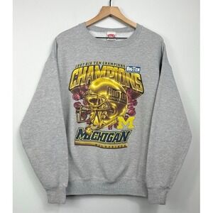 VTG 1997 University Of Michigan Wolverines Big Ten Champions Rose Bowl Large